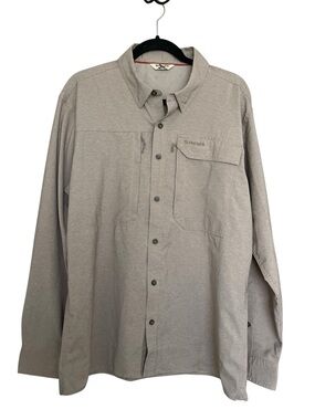 *** LISTING IS SOLD *** Simms Men's Long-Sleeve Button-Down Shirt
